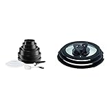 producto 1: Sartenes de aluminio con antiadherente Titanium Excellence con 7 capas extra de Titanio para una fácil limpieza. Gruesa base para una óptima retención del calor para obtener resultados tiernos y sabrosos A prueba de impactos y rayaduras