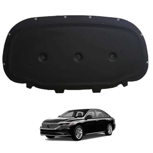 Almohadilla Aislante de Algodón Capó para Volkswagen Passat 2019-2022, Reemplazo Original con Clips Aisla Sonido y Calor del Motor