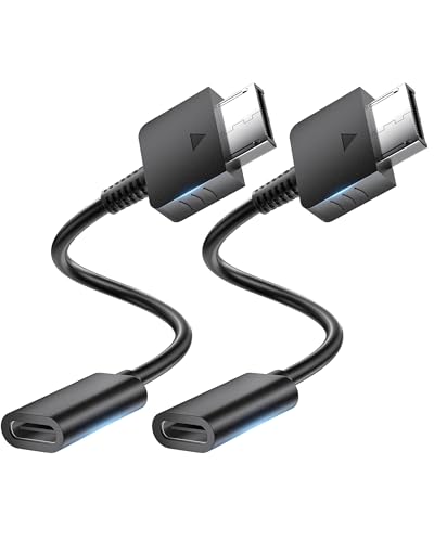 TriverseTech USB-C (Female) Charging Cable Adapter for PS Vita 1000 - Charging Only