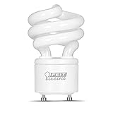 Feit Electric BPESL13T/GU24/41K/6 60W Equivalent 13 Watt 900 Lumen, 3.66' H x 2.09' D CFL Twist GU24 Base Bulb, 6 Count (Pack of 1), 4100K Cool White