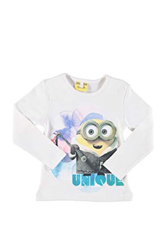 Character World Abbigliamento-T-Shirt M/l Pull sans Manche, Blanc (Bianco Bianco), 110 (Taille Fabricant: Medium) Fille Cover