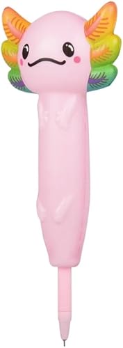 Miniatura 6 de Axolotl - Paquete de 3 bolígrafos blandos de 8 pulgadas, para oficina, escuela, divertidos bolígrafos esponjosos, ansiedad, TDAH, recuerdos de