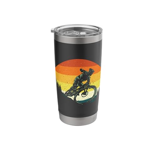 Downhill Mountain Biker Insulated Stainless Steel Tumbler