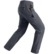 Rapoo Mens Hiking Pants Lightweight Water Resistant Breathable Nylon Cargo Pants with 6 Pockets