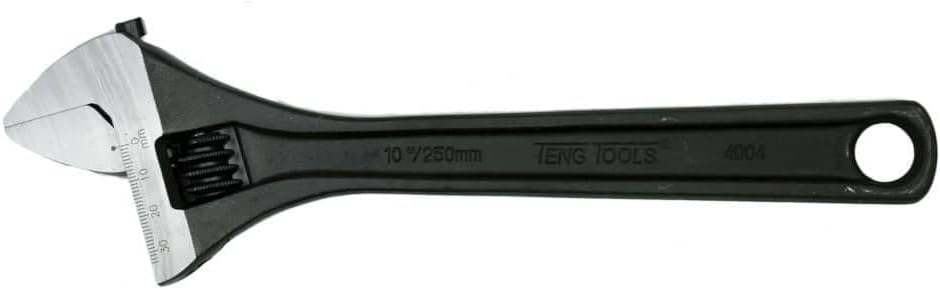 Teng Tools 12 Inch Industrial Adjustable Wrench With Graduated Scale - 4005