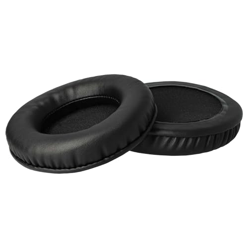 vhbw 2X Almohadillas oídos de Repuesto Compatible con Sony MDR-F1, MDR-CD470, MDR-RF 865R, MDR-CD450 Auriculares, Cascos - Negro, 10,2 cm