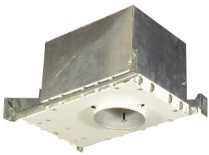 4-Inch Low Voltage Airtight Ic Housing for New Construction, Silver