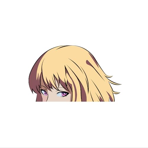 Image of Solo Leveling Peeker Anime Manga Decal Water Resistant Sticker Indoor Use Ideal for Laptop Window (Cha Hae-in)