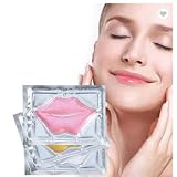 ORGANIC & VEGAN Lip Hydration Masks with Collagen, Hyaluronic Acid & Aloe Vera - Allergen Friendly,