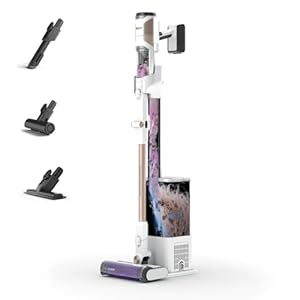 Shark Detect Clean & Empty Akku-Staubsauger, kraftvolle Saugkraft, DirtDetect, selbstleerende 2-l-Basis, 60 Min., Anti Hair Wrap, Aufsatz für Haustiere, Multi-Oberflächen und Fugen, Weiß IW3612EUT