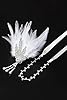 Babeyond Bandeau Plume Année 20 Gatsby Couronne Plume Accessoires Gatsby Flapper Bandeau serre-tête Vintage Classique blanc #4