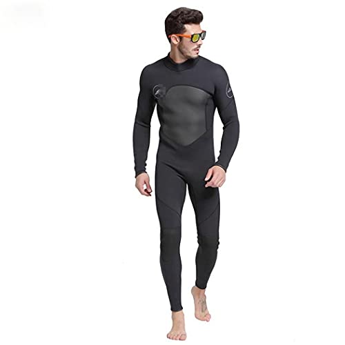Combinaison de plongée homme 1,5mm néoprène noir et bleu marine pour session d'été - 3