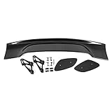 aleron e36 gtr Alerón trasero de fibra de carbono negro brillante, reacondicionado para GT Style, universal para modificación de automóviles.