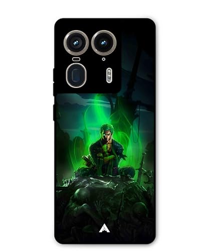 Image of Premium Anime 1 Case for Moto Edge 50 Ultra (Glossy Finish) Soft-Touch Metal TPU Back Cover, Shockproof, Designer, Aesthetic Mobile Phone Case