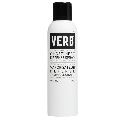 VERB Ghost Heat Defense Spray, 5.5 oz, Fine Hair Weightless Heat Protectant