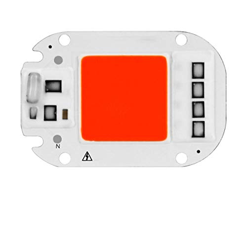 FIJO DE COB LED para cultivo de plantas Luz de espectro completo 220V 20W 30W 50W para planta de planta interior Cultura de semillas y iluminación de crecimiento de flores-Crecer ligero_50w Cover