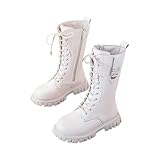 Reitstiefel Kinder Mädchen Wanderschuhe Kinder Große Größen Frühlings Und Herbststiefel Kinderschuhe Wasserdichte Schuhe Winter Snowboots Schuhe Schneeboots Frauen Gefüttert Winterschuhe 8#beige 36