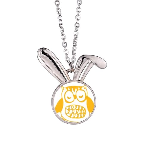 Collier chouette de protection pour animaux avec médaille légère et attache sécurisée