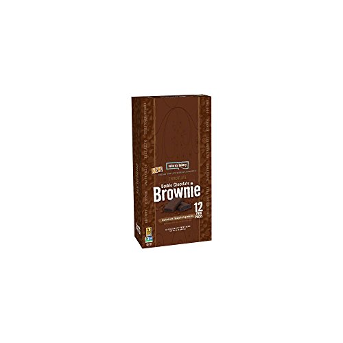 Nature’s Bakery Whole Wheat Fig Bars, Double Chocolate Brownie, Real Fruit, Vegan, Non-GMO, Snack bar, 1 box with 12 twin packs (12 twin packs)