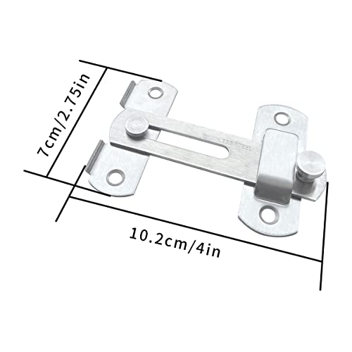 2Pcs Stainless Steel Gate Latches Barn Door Lock,Flip Lock Latch, Suitable For Door And Window Slide Lock Barn Door #TOP3
