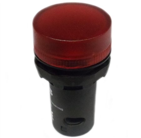 629702 Abb Cl-100r 22mm Indicator Light, Red 22.5 Mm, Compact Range Pilot Light, Red, Nema Rating: 1, 3r, 4, 4x, 12, 13. Does Not Require Contact