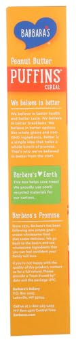 Barbaras Bakery Peanut Butter Puffins Cereal, 2 pk