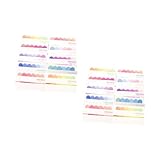 Studentenbedarf – sie können informationen darauf schreiben, um ihr tägliches studium und ihre arbeit zu erleichtern. haftnotizen