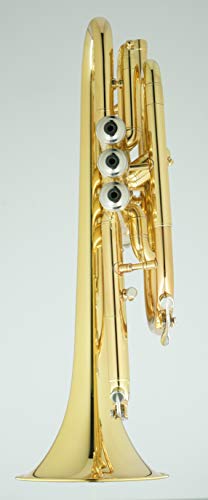 CarolBrass Bb Cornet CCR-105, Beginner Long Bell Cornet, American Styled Bell, Amazon Exclusive - Thumbnail 7