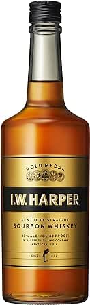 Amazon.co.jp: 麒麟麦酒 IWハーパー ゴールドメダル 40度 700ml [並行