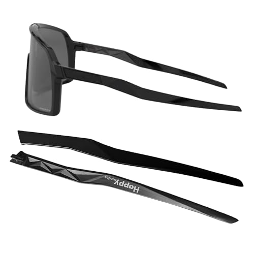 Happy Shades The Replacement Temple Arm Compatible with Oakley Sutro OO9406, Sutro S OO9462, Sutro Lite OO9463, Sutro Lite Sweep OO9465 – Fit for Sunglass Frames (Left, Black) ONE LEG