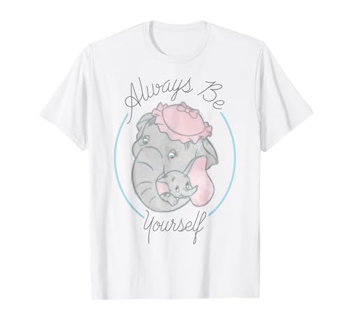 Image of Disney Dumbo And Mom Always Be Yourself Portrait T-Shirt