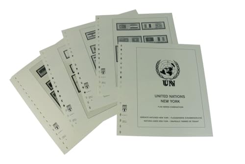 Timbres se tenant Nations Unies New York album Lindner feuilles 1980-2020