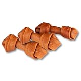 Ultra Chewy Turkey Tendon Knotted Bones for Dogs - Premium All-Natural, Hypoallergenic, Long-Lasting Dog Chew Treat, Easy to Digest, Ingredient Sourced from USA (5 Inches - 3 Pack)