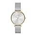 Skagen Women's Anita Quartz Two-Tone Stainless Steel Mesh Casual Watch, Color: Silver and Gold-Tone (Model: SKW2340)