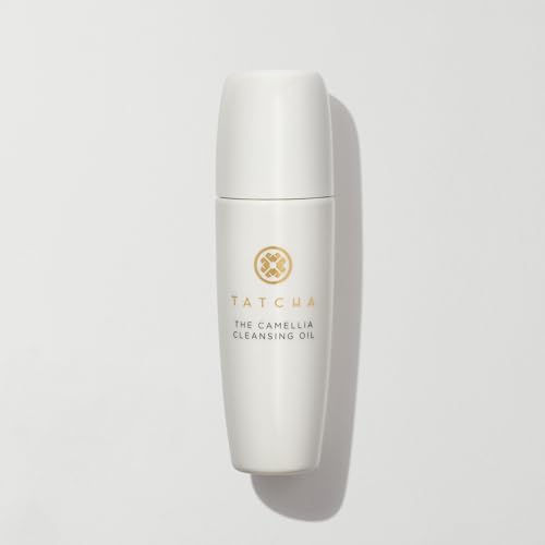 TATCHA The Camellia Cleansing Oil, Travel-Sized | Mini 2-in-1 Makeup Remover & Face Wash - Removes Makeup, Sunscreen, and Excess Oil Without Stripping | 50 ml / 1.7 fl. oz.