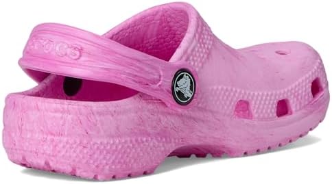 Crocs Unisex Kid Classic Marbled Tie-Dye Clogs (Toddler) Pink Swirl 9 Toddler Medium - 4