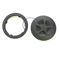 Equlup Couvercle De Trappe De Pont 8 Pouces – Rond, Étanche, ABS Solide, Vis Inox Incluses – Pour Bateau, Kayak, Canoë, Caravane