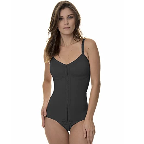 Cinta Pós Cirúrgica e Modeladora New Form C/Colchetes Frontais e Sutiã com Alças - Cód 0060602