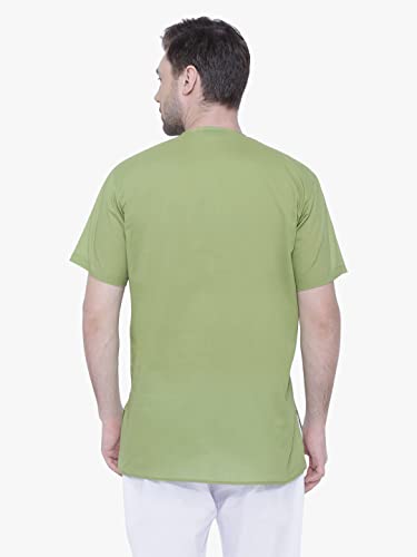 Image of Rajubhai Hargovindas Mens Casual Cotton Straight Kurta