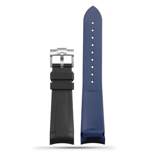 Bracelet caoutchouc 22mm Tudor Black Bay GMT incurvé anti-transpiration DASEB