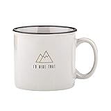 Santa Barbara Design Studio SIPS Drinkware Campfire Mug, 13-Ounce, I'd Hike That