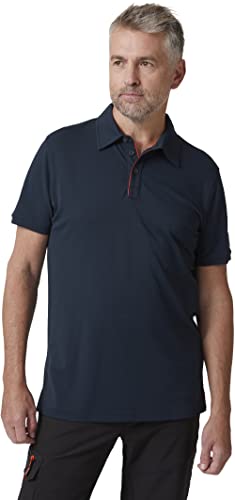 Helly-Hansen Workwear Kensington Tech Polo Shirts for Men - Lightweight Breathable Short-Sleeve Pullovers for High Mobility3