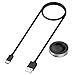FitTurn Charger for Huawei Watch 5/Fit 4, Fit4 Pro Charger Charging Seated Metal-Cased Cable Replacement USB Adapter Charge Cord Charging Cable Clip -(Detachable Version) (Black)