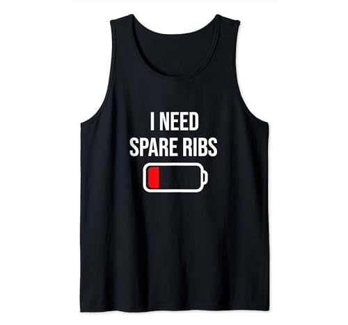 I Need Spare Ribs – Eat Cooking BBQ Funny Food Spare Ribs Canotta