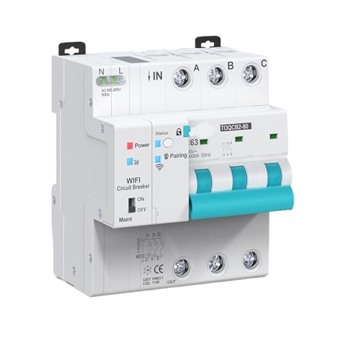 Interruptor inteligente 3P para controlar el gasto eléctrico y programar encendidos 3