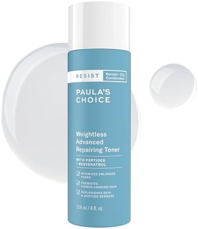 Paula's Choice Resist Weightless Advanced Repairing Face Toner, 4 Fl Oz