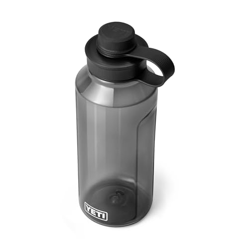 Image of YETI Yonder Water Bottle with Yonder Tether Cap, Lightweight, Leakproof and BPA-Free