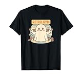 Photo Gallery cute ghost workout halloween gym kawaii maglietta Photo Gallery cute ghost workout halloween gym kawaii maglietta