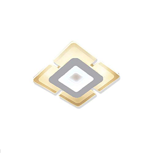XXLYY Luz de Techo LED Panel Cuadrado Downlight Cocina Dormitorio Sala de Estar Luz de Pared Super Brillante Luz de Techo Cuadrada integrada Panel de luz LED Ultrafino Interior Blanco Exterior C�lido