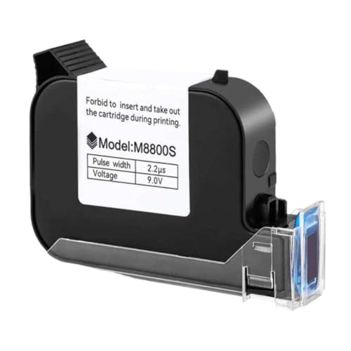 Cartucho R9UA M8800S de tinta negra compatible con impresora manual para papel tela y plástico